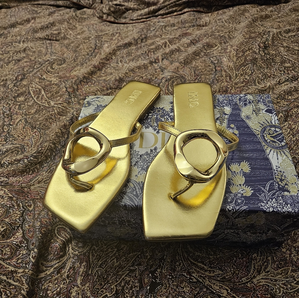 Gold Sandals by INC